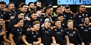 All Blacks return to world no.1 after seven-try rout of Wales