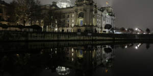 The Reichstag,which houses the German lower House of Parliament. Snap elections are scheduled for February 23.