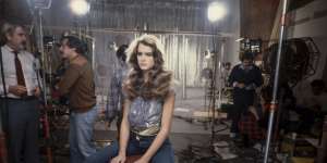 A young Brooke Shields in a scene from the docuseries “Pretty Baby:Brooke Shields”.