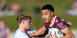 Lehi Hopoate will make his NRL debut for the Sea Eagles against Melbourne on Friday.