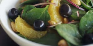 Spanish salad with orange and olives