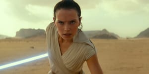 Daisy Ridley plays Rey Skywalker in the 2019 Star Wars film,The Rise of Skywalker.