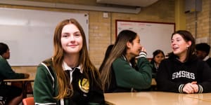 Sara Shaw,17,left an Anglican school to enrol in the public system because she thought it would deliver better grades.
