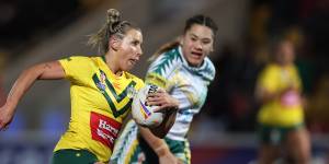 Sam Bremner and the Jillaroos are favoured to lift the World Cup.