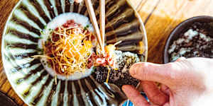 The menu is designed for sharing.