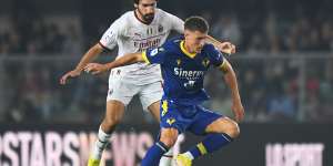 Ajdin Hrustic hasn’t played since going down with an ankle ligament injury while playing for Hellas Verona against AC Milan a month ago.