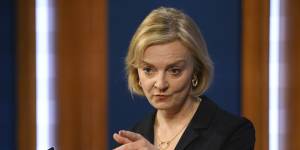 Britain’s Prime Minister Liz Truss after the sacking of former Chancellor of the Exchequer Kwasi Kwarteng,