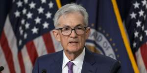 Federal Reserve chairman Jerome Powell says that political events don’t play a part in the central bank’s thinking.