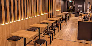 Ramen O in the Canberra CBD. 