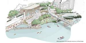 ‘Enormous potential’:Plan to bring life to the forgotten end of South Bank