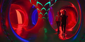 Light fantastic:‘Forest in a bubble’ comes to inflate spirits in Freo