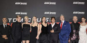 The cast of Mission:Impossible - Dead Reckoning Part One at the UK premiere.