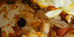 Julia Busuttil Nishimura's pumpkin and feta filo pie.