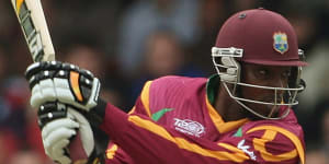 Chris Gayle hit four fours and seven sixes in his innings of 67 at St Lucia in the third T20 international.
