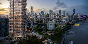 Renders of Capella Residences Brisbane at Shafston House in East Brisbane.