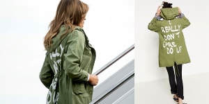 Why Melania Trump's Zara anorak is not'just a jacket'