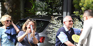 The successful,happy buyers in Chippendale received family support to bid during the auction.
