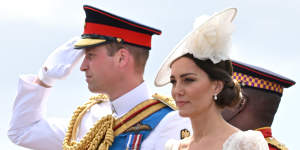 Prince William and Princess Kate in Kingston,Jamaica in 2022,where Britain has had a long history of slavery.