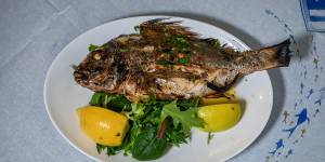 Take a look in the cabinet or seek advice from the staff before ordering whole fish.