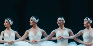 Australian Ballet dancers in the 2023 production of Swan Lake.