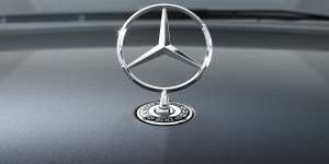 Mercedes logo.