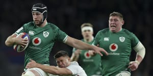 ‘Accident waiting to happen’:Ireland captain,coach hit out at rugby tackle change