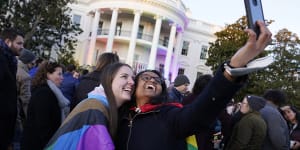 ‘Today is a good day’:Biden signs historic law to enshrine marriage equality