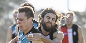 Injury plagued Magpie Len Haddrill gets a shot at rep footy