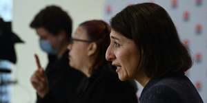 Premier Gladys Berejiklian says restrictions are tight enough despite rising case numbers. 