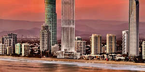 An artist’s impression of the proposed Trump Tower on the Gold Coast,posted by Eric Trump. 