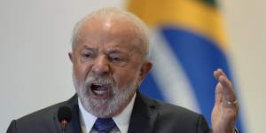 Brazilian President Luiz Inacio Lula da Silva.