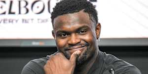 New Orleans Pelicans superstar Zion Williamson in Melbourne on Wednesday.