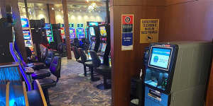 Having ATMs in the thoroughfare of a gaming area,such as in this unnamed hotel,is in contravention of the Gaming Machine Act 2001.