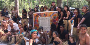 K’gari Fraser Island in Queensland,with the Uluru Statement in 2017.