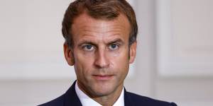 French President Emmanuel Macron said:“We must,as Europeans,take our part in our own protection”.