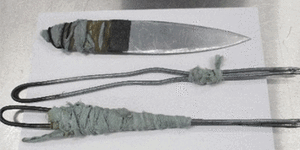 Deadly jailhouse weapons made from chicken bones,spoon handles and combs