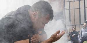 A smoking ceremony was held before the Yoorrook Justice Commission released its report on Monday.