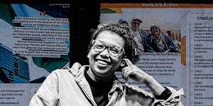Greens councillor Trina Massey published a newsletter in August last year with a two-page spread titled “Khalil’s Story”.