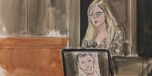 Maxwell accuser felt ‘frozen’ when Epstein climbed into her bed,court told