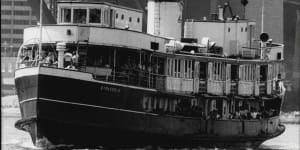The ferry made its last trip between Manly and Circular Quay in 1983. 