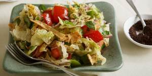 Frank Camorra's fattoush salad.