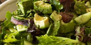 Green salad with dill vinaigrette.