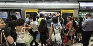 Patronage on Sydney's train network has surged over the past year.