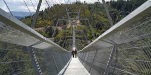 Stepping out:New footbridge in Portugal not for the faint-hearted