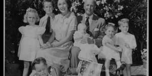 John Farrow,Maureen O’Sullivan and their children.