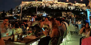 Anglais Athens rooftop bar.