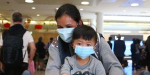 No one who arrived in Sydney on the last flight from Wuhan before the city was quarantined have self-reported having symptoms of the virus.