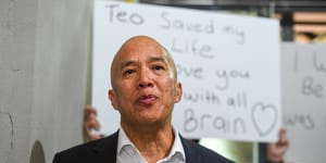 Charlie Teo hits celebrity speaker circuit spruiking discredited theories