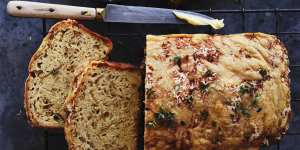 Helen Goh’s French onion loaf.