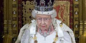 Many Africans want Britain to return prized diamonds that adorn the Imperial State Crown (pictured here worn by Queen Elizabeth II as she delivers the Queen’s Speech in Parliament in 2016).